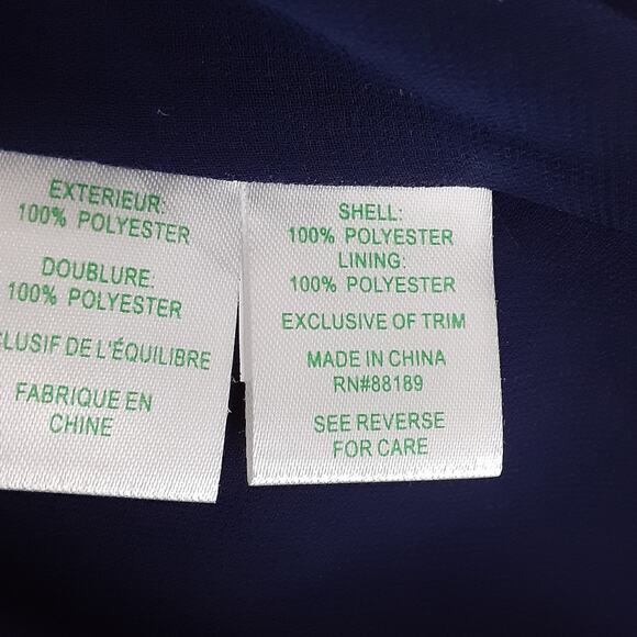 Lilly Pulitzer Pearl Soft Shift Dress Navy Blue Solid Womens 8 Sleeveless Resort - Picture 10 of 13